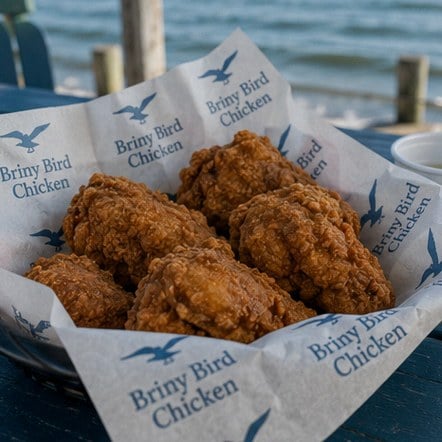 Branded greaseproof paper with logo
