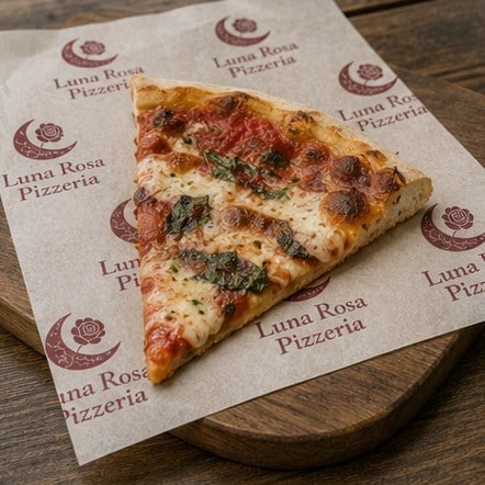 Custom printed greaseproof paper in bulk