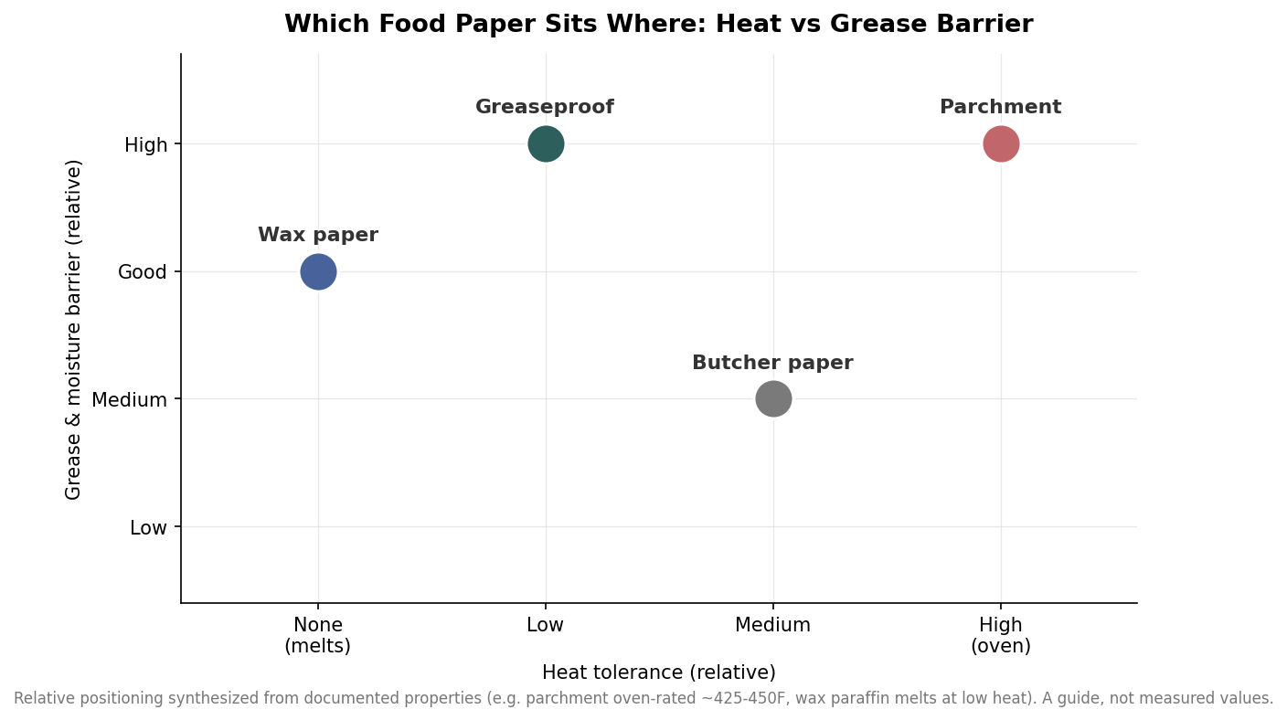 Greaseproof vs Parchment vs Wax vs Butcher Paper: Which One Your Kitchen Actually Needs